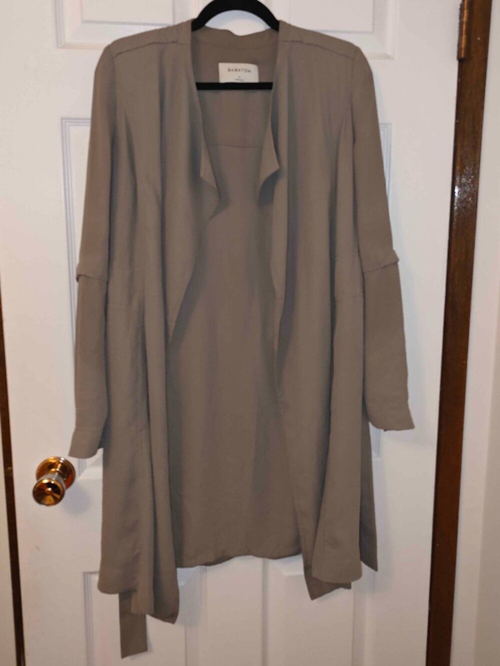 Aritzia Babaton Quincy Jacket Size S Taupe